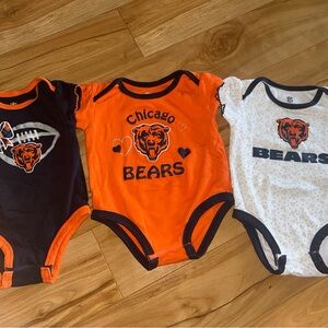 Chicago Bears Kids One Piece Set - Orange, Navy, White